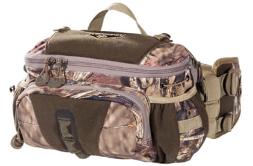 Image of Tenzing Cinch Tree Stand Tricot Waist Pack w/Waist Belt, 500 in Volume, Unique Phone Sleeve, Hand Muff, Zipper Closure, 26-40in Lenght, Mossy Oak Break-Up Country, TZG-TNZBP3054