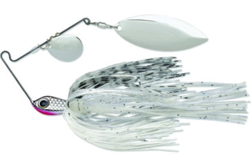 Image of Terminator Super Stainless Spinnerbait, Nickel Colorado/Willow Blade, Silver Shiner, 3/8oz, S38CW81NN