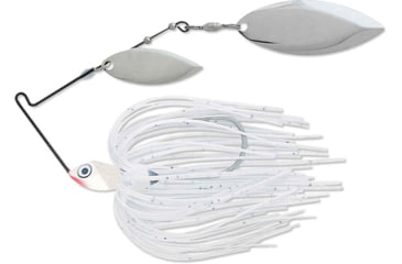 Image of Terminator Super Stainless Spinnerbait, Nickel Willow Blade, Bright White Shad, 3/8oz, S38WW01NN