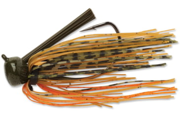 Image of Terminator Weedless Football Jig, Green Pumpkin Orange, 3/4oz, FJW3473