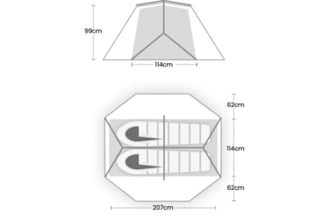 Image of Terra Nova Northern Lite Tent - 2 Person, Green, 41NL2GF