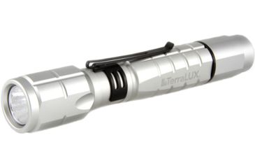 Image of Lightstar 300 LED Flashlight - 300 lumens - Includes 2 x AA Batteries - Silver (TLF-3002AA-SV) Lightstar-TLF-3002AA-SV