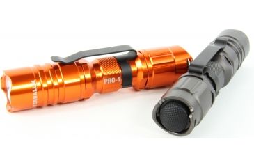 Image of Lightstar Pro1 150 Lumen, 1xAA Aluminum 3 Mode LED Flashlight, High-Vis Orange TLF-PRO-1-OR