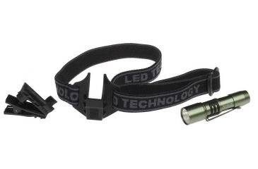 Image of Lightstar 1 LED Mini Flashlight Kit w/clip &amp; headband TLF-1N1AAA
