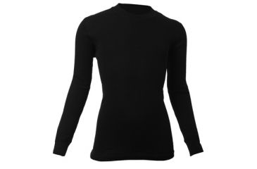 Image of Terramar Polypro Kids Crew Xl Blk W8447 XL 010