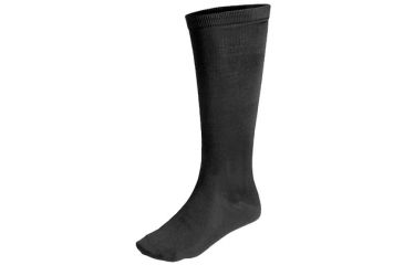 Image of Terramar Silk Nylon Sock Liner Md Black SL-2095-010 MD