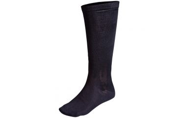 Image of Terramar Silk Nylon Sock Liner Sm Black SL-2095-010 SM