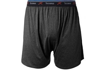 Image of Terramar Silkweight Mens Boxer Black Md W8103-010 MD