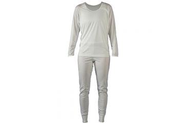Image of Terramar Silkweight Mens Crew Ls Blk Sm W-6171 BLK SM