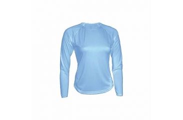 Image of Terramar Silkweight Wmns Ls Blue Sm W-6758-447 SM
