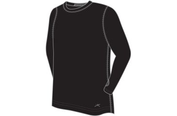 Image of Terramar Thermolator Mens Crew Blk Md W7543-010 MD