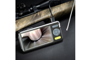 Image of Teslong 26in Rigid Rifle Borescope w/IPS Screen, Black / Mettalic Grey / Lime Green, TSNTG500H