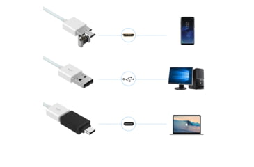 Image of Teslong NTG100P 10in Rigid USB Borescope, Black, Metallic Silver, TSNTG100P