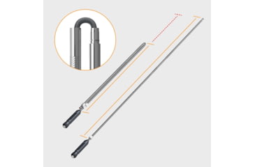 Image of Teslong NTG200H Focus and Fold Rifle Borescope w/USB Connection, Silver, NTG200H
