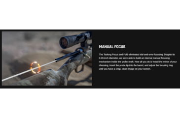 Image of Teslong NTG200H Focus and Fold Rifle Borescope w/USB Connection, Silver, NTG200H