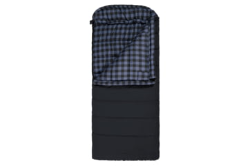 Image of TETON Sports Bridger 0 F Canvas Sleeping Bag, Charcoal/Blue, Long, 10032