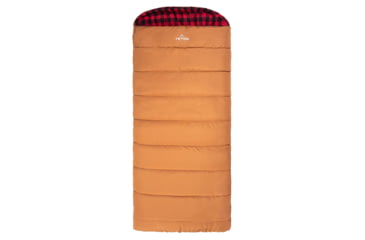 Image of TETON Sports Bridger 0 F Canvas Sleeping Bag, Pecan/Fox, Long, 10031