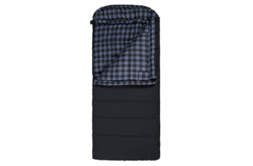 Image of TETON Sports Bridger -20 F Canvas Sleeping Bag, Charcoal/Blue, Long, 10022
