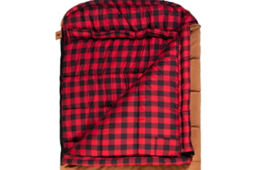 Image of TETON Sports Bridger -20 F Canvas Sleeping Bag, Pecan/Fox, Long, 10021