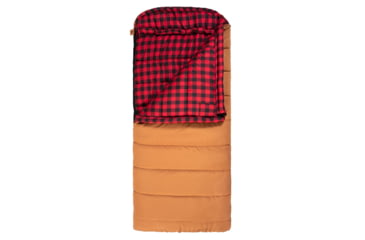 Image of TETON Sports Bridger 20 F Canvas Sleeping Bag, Pecan/Fox, Long, 10051
