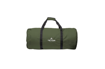 Image of TETON Sports Bridger -35 F Canvas Sleeping Bag, Green/Plum, Long, 10013
