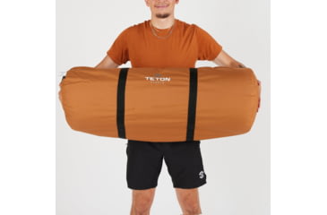 Image of TETON Sports Bridger -35 F Canvas Sleeping Bag, Pecan/Fox, Long, 10011