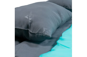 Image of TETON Sports Cascade 40 F Double Sleeping Bag with Pillows, Double-Wide, Teal/Grey, 1320