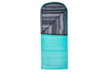 Image of TETON Sports Celsius 0 F Sleeping Bag, Right Zipper, Teal/Grey, Regular, 1176R