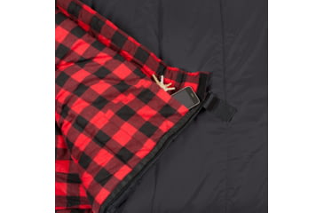 Image of TETON Sports Celsius XXL 0 F Sleeping Bag, Left Zipper, Black/Red, 2XL, 101L