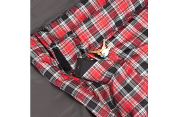 Image of TETON Sports Celsius XXL 0 F Sleeping Bag, Left Zipper, Grey/Red, 2XL, 102L