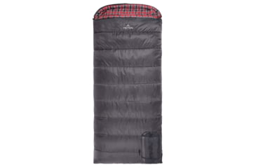 Image of TETON Sports Celsius XXL 0 F Sleeping Bag, Right Zipper, Grey/Red, 2XL, 102R