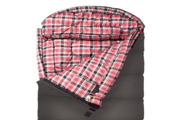 Image of TETON Sports Celsius XXL 0 F Sleeping Bag, Right Zipper, Grey/Red, 2XL, 102R