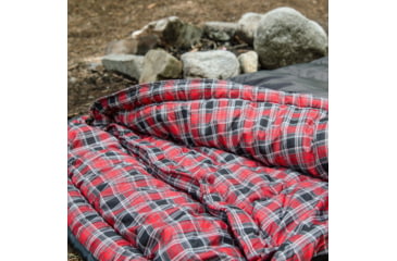 Image of TETON Sports Celsius XXL 0 F Sleeping Bag, Right Zipper, Grey/Red, 2XL, 102R