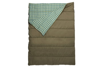 Image of TETON Sports Evergreen 20 F Mammoth Double Sleeping Bag, Olive/Stone, Double-Wide, 2224LSOLST