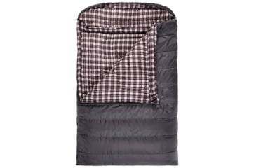 Image of TETON Sports Fahrenheit 20 F Mammoth Double Sleeping Bag, Double-Wide, Grey/Red, 1064