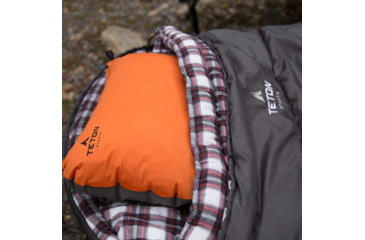 Image of TETON Sports Fahrenheit XXL 0 F Sleeping Bag, Left Zipper, Grey/Red, 2XL, 1060L
