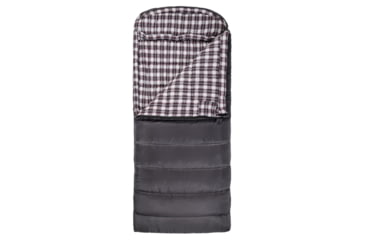 Image of TETON Sports Fahrenheit XXL 0 F Sleeping Bag, Right Zipper, Grey/Red, 2XL, 1060R