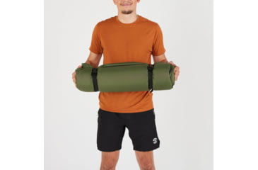 Image of TETON Sports Lil Bridger 0 F Junior Canvas Sleeping Bag for Kids, Green/Plum, Junior, 10042