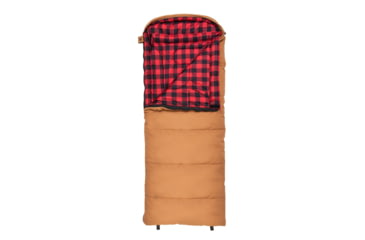 Image of TETON Sports Lil Bridger 0 F Junior Canvas Sleeping Bag for Kids, Pecan/Fox, Junior, 10041
