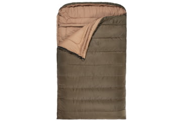 Image of TETON Sports Mammoth 0 F Double Sleeping Bag, Double-Wide, Green/Tan, 111