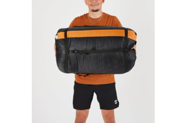 Image of TETON Sports Mammoth 0 F Double Sleeping Bag, Double-Wide, Orange/Grey, 111O