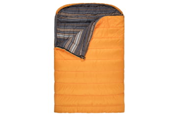 Image of TETON Sports Mammoth 0 F Double Sleeping Bag, Double-Wide, Orange/Grey, 111O