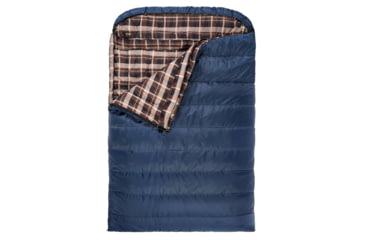 Image of TETON Sports Mammoth 20 F Double Sleeping Bag, Double Wide, Blue/Brown, 109