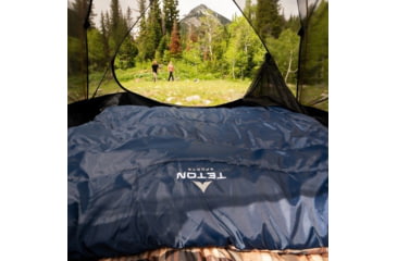 Image of TETON Sports Mammoth 20 F Double Sleeping Bag, Double Wide, Grey/Red, 110