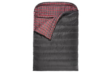 Image of TETON Sports Mammoth 20 F Double Sleeping Bag, Double Wide, Grey/Red, 110