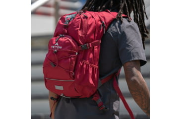 Image of TETON Sports Oasis 22L Hydration Pack with 3L Bladder, Pomegranate, 2102SCPG