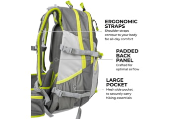 Image of TETON Sports Pursuit 2000 Backpack, Grey, 33L, 1200