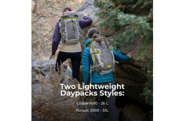Image of TETON Sports Pursuit 2000 Backpack, Grey, 33L, 1200