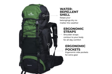 Image of TETON Sports Scout 45L Backpack, Evergreen, 2103SCEG