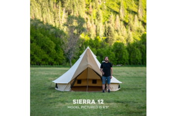 Image of TETON Sports Sierra Canvas Tent, 6 Person, Brown, 2012